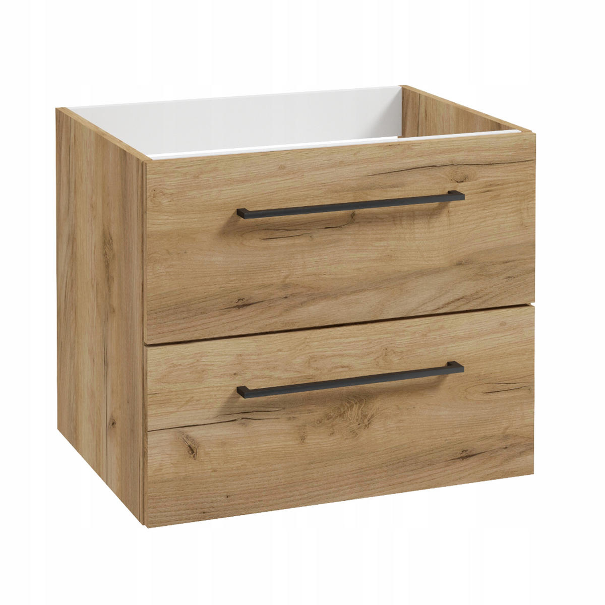 WASCHTISCHKOMBI 50cm mit Waschbecken Eichenfarbe - Eichefarben, Holzwerkstoff (50/50/39cm) - Stamar