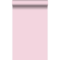 TAPETE Uni 53 cm x 10.05 m - Pink, Papier (53/1000cm) - Origin Wallcoverings