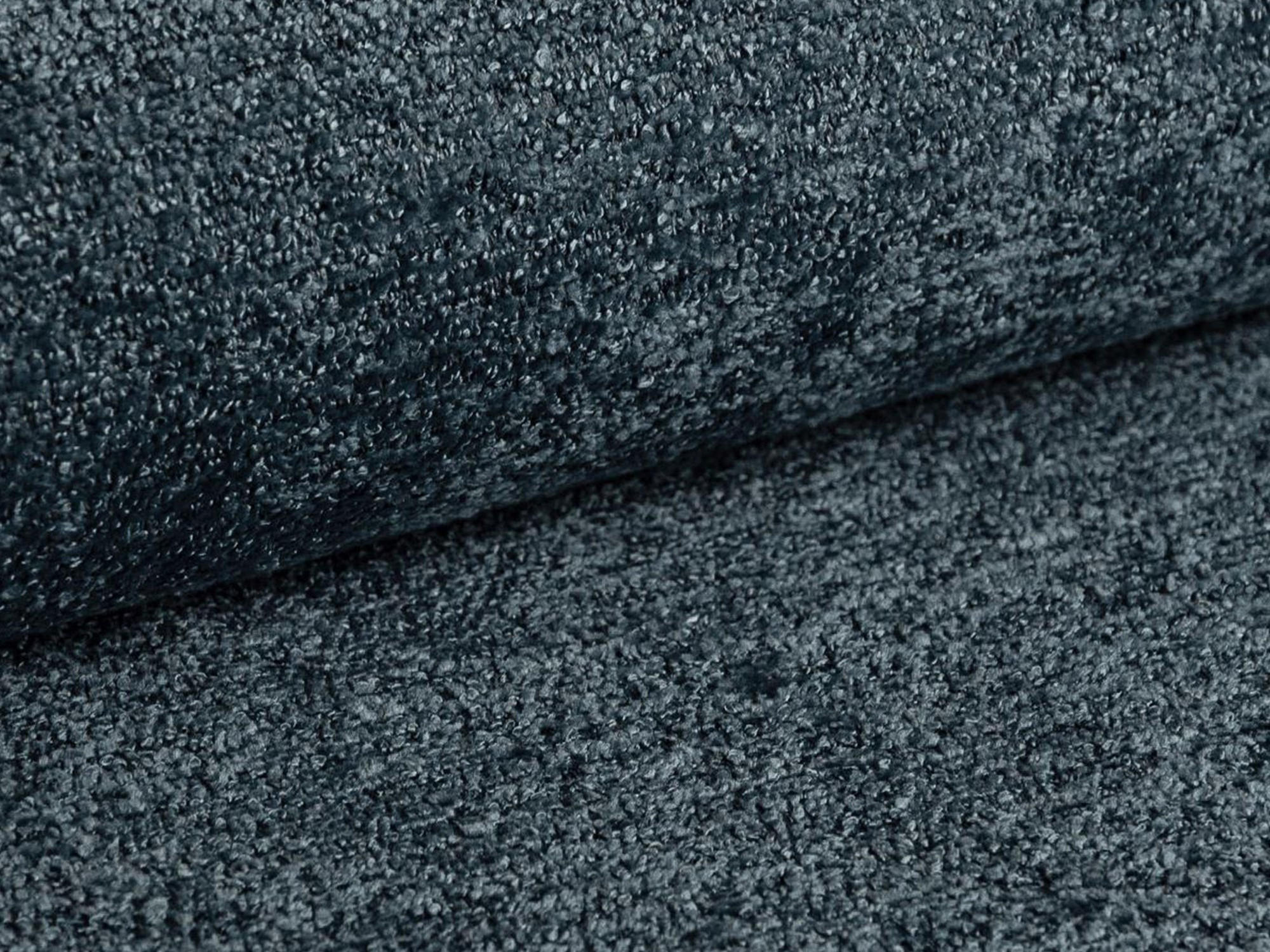 SESSEL Chenille Stoff Blau - Blau/Schwarz, Holzwerkstoff/Textil (93/88/105cm) - Makamii