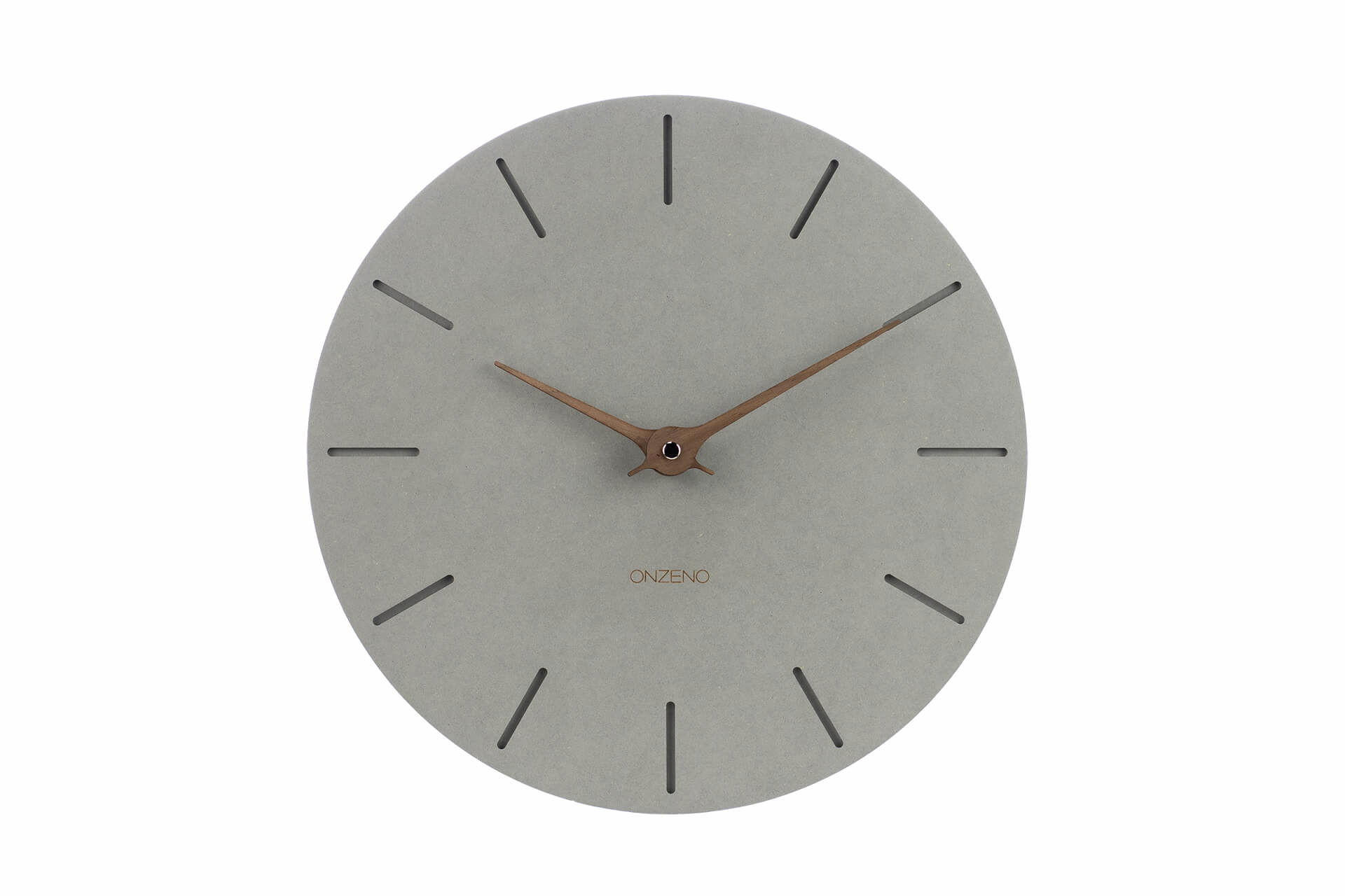 WANDUHR Design Grau 29/29 cm - Grau, Holzwerkstoff (0.4/29/1cm) - ONZENO
