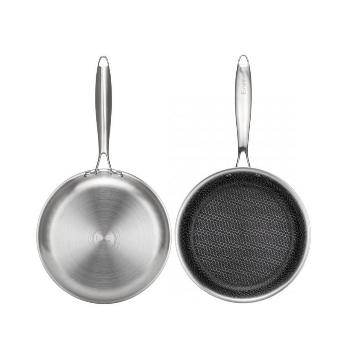 PFANNE Silber 24/24/5 cm 62958 - Silberfarben, Metall (24cm) - Elitehoff