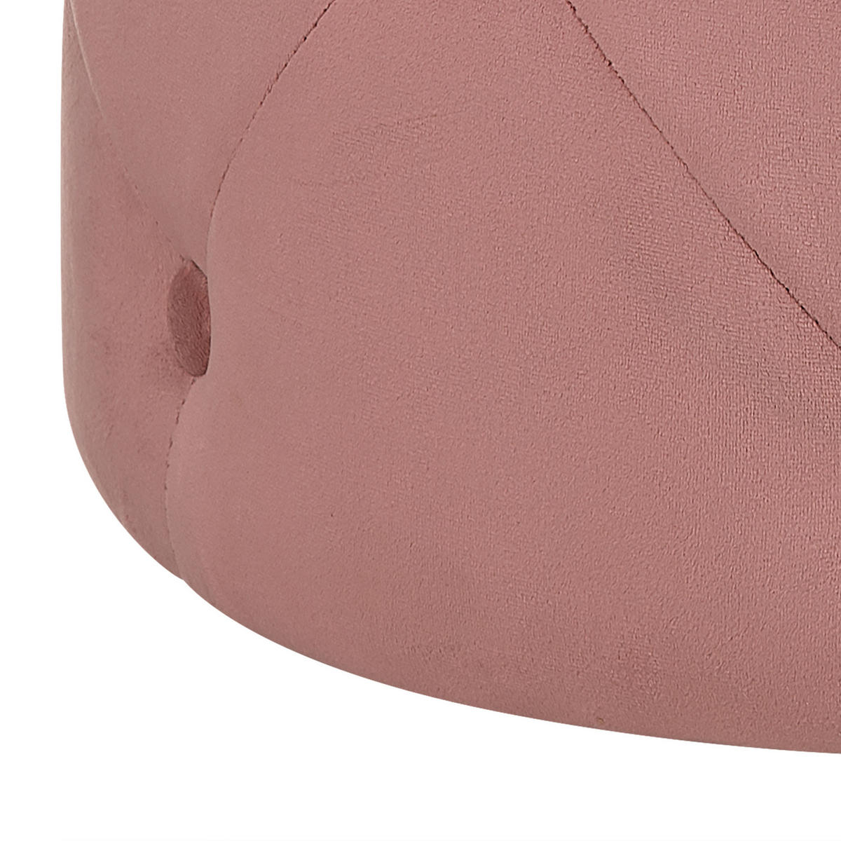 POUF Corolla 40/40/40 cm - Pink, Textil (40/40/40cm) - Beliani