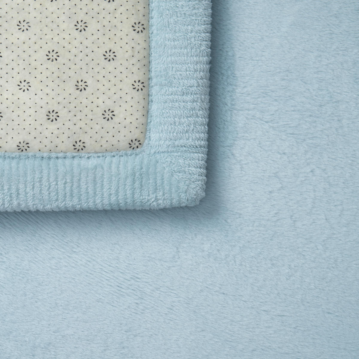 KINDERTEPPICH FLUFFIN hellblau kuschelig waschbar 80/150 cm - Hellblau, Textil (80/150cm) - Tapiso