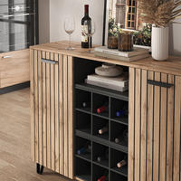 KOMMODE Amber Braun 133.6 x 100 cm mit 2 Türen - Braun, Holzwerkstoff (38/100/133.6cm) - Vicco