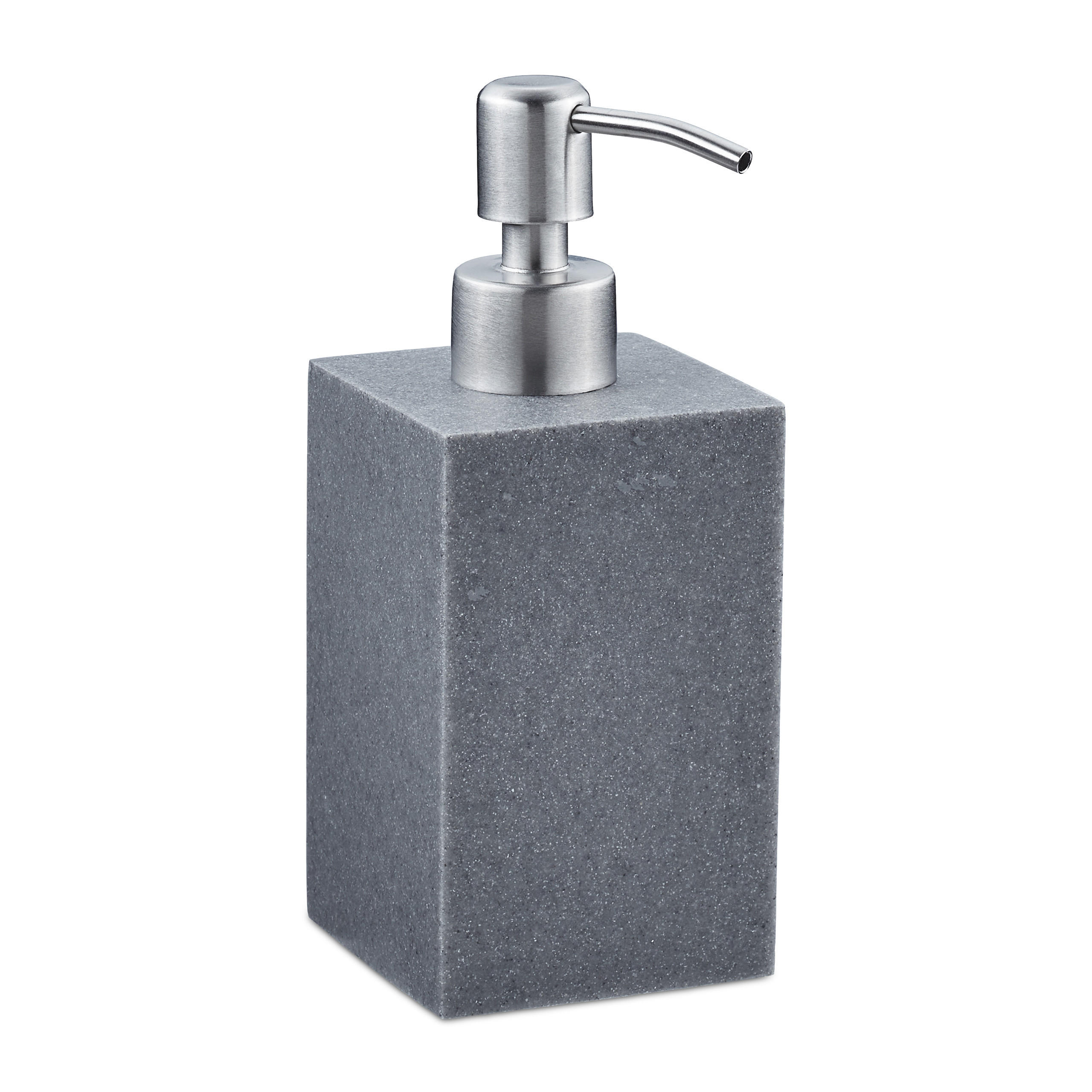 DOZATOR Gri dreptunghiular 300 ml pompa inox