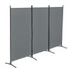 SICHTSCHUTZ Teruel - Dunkelgrau, Textil/Metall (260/0.1cm) - [en.casa]