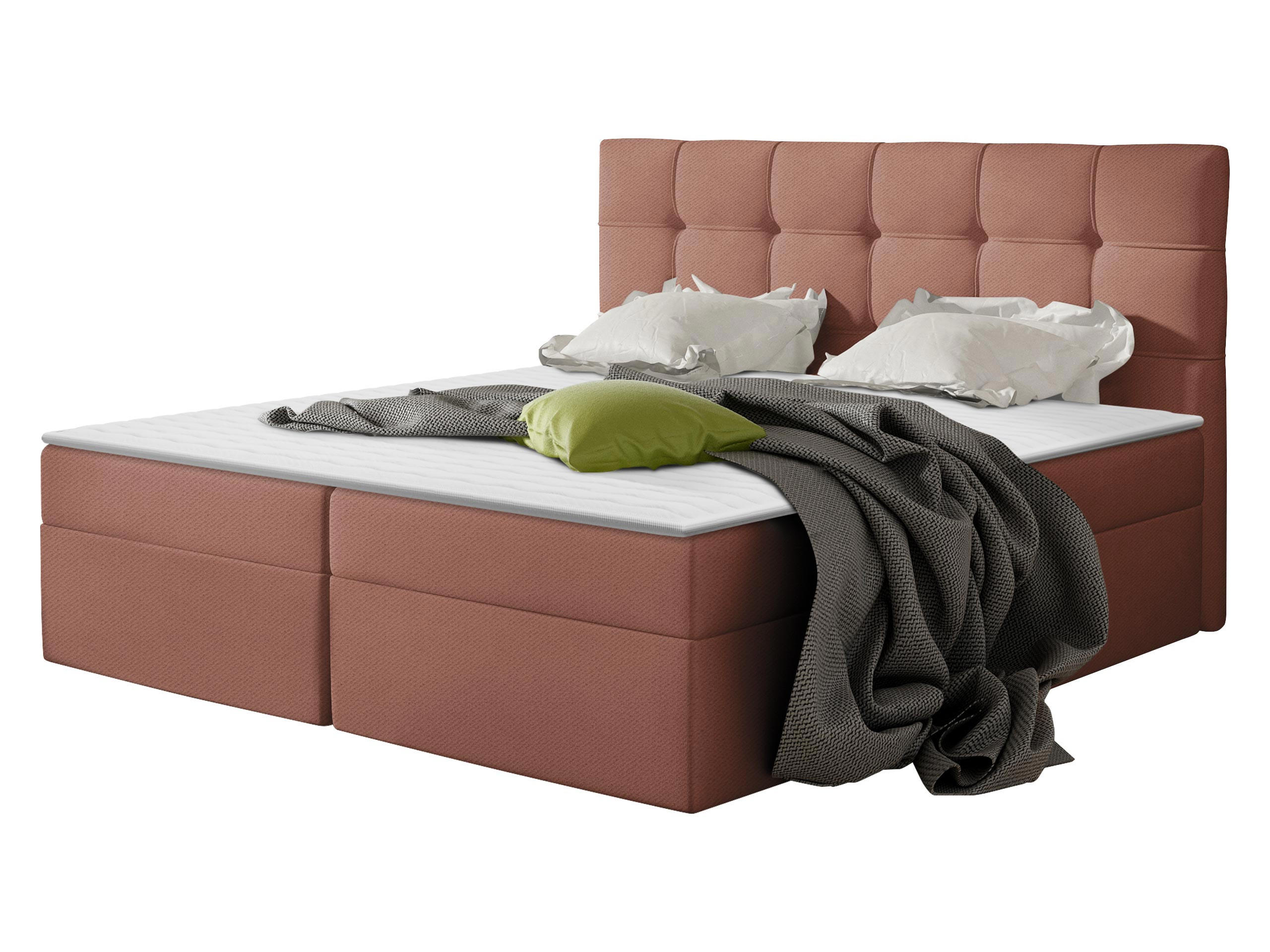 BOXBETT Nele - Dunkelrosa, Holz/Holzwerkstoff (160/200cm) - MIRJAN24