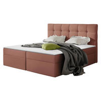 BOXBETT Nele - Dunkelrosa, Holz/Holzwerkstoff (160/200cm) - MIRJAN24