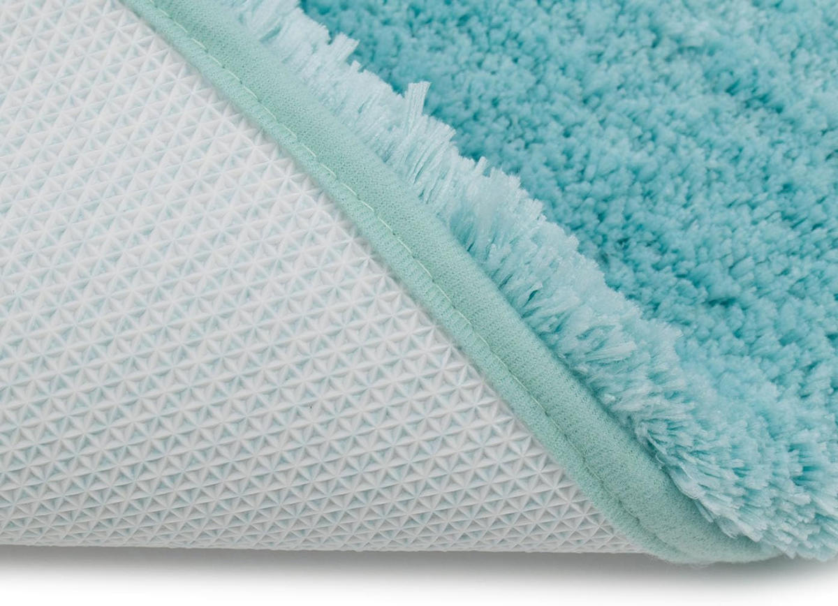 BADTEPPICH Deluxe MINT 70X120CM - Mintgrün, Textil (120/70cm)