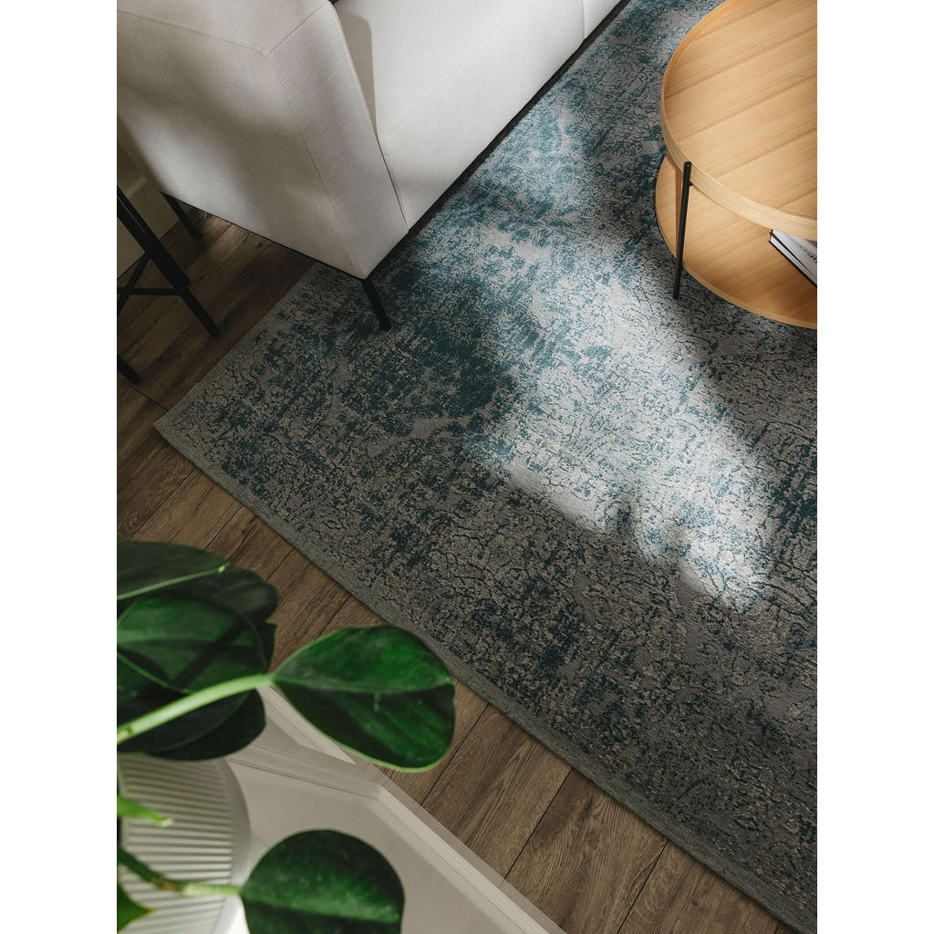 Thumbnail - benuta Nest Flachgewebeteppich, Blau, Textil, Patchwork, Rechteckig, 240x340 cm, Oeko-Tex® Standard 100, wasserabweisend...