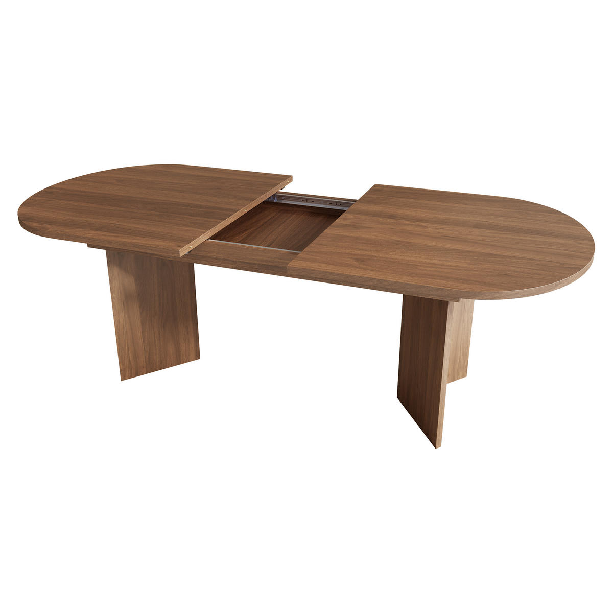 AUSZIEHTISCH Nussbaumoptik 140-180/90/75 cm - Walnussfarben, Holz (90/180/75cm) - PANGIVO