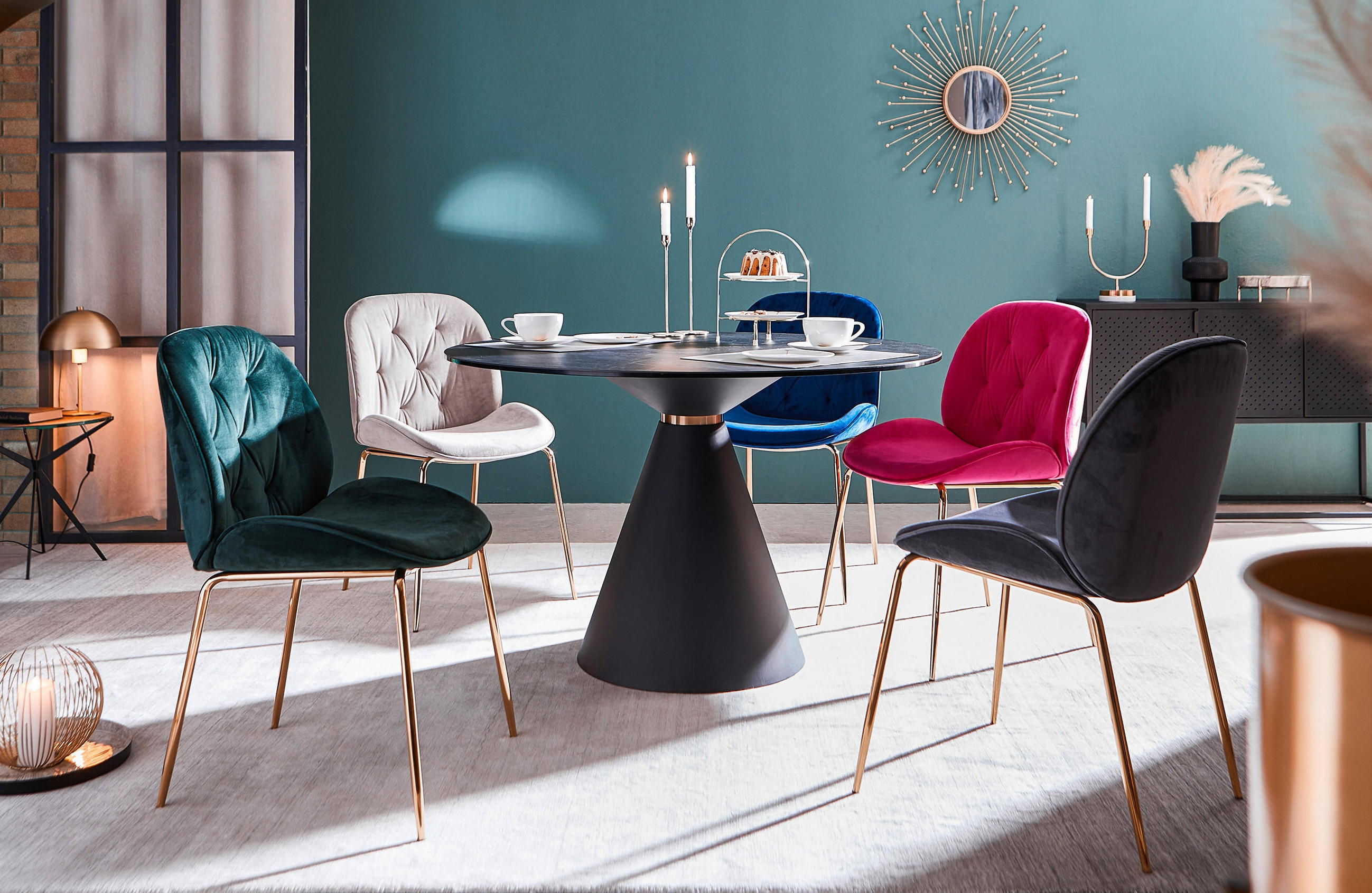 jedáleň v štýle art deco