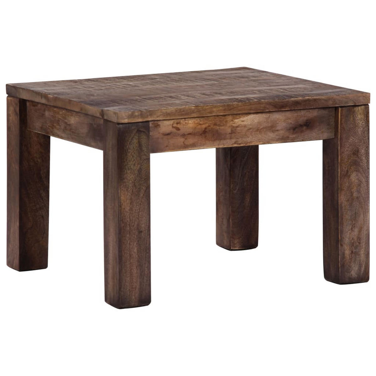 COUCHTISCH 50x50x35 cm Massivholz Mango - Braun, Holz (50/50/35cm) - furnicato