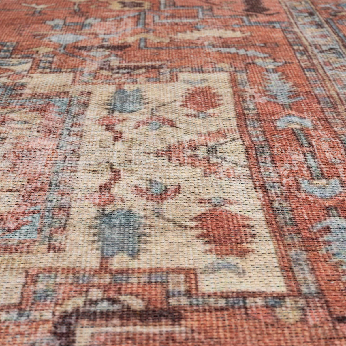 FLACHWEBETEPPICH Yana Terra - Orange, Textil (60/240cm) - Kukoon Rugs