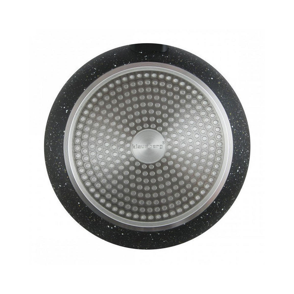 PFANNE Schwarz 30/30/5.2 cm KB7036 - Schwarz, Metall (30cm) - Klausberg 