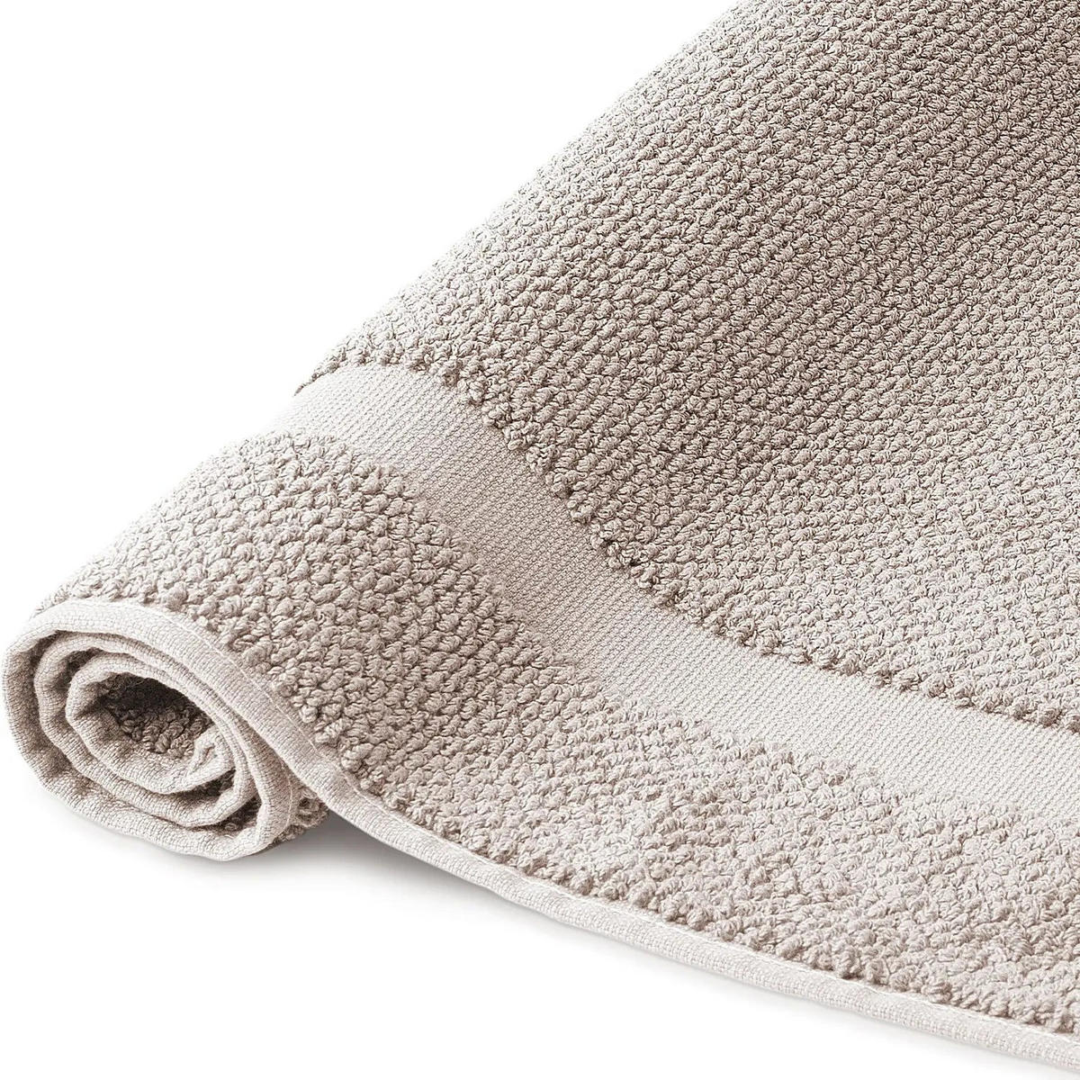 BADVORLEGER Spa Sandgrau 50 x 80 cm - Sandfarben, Textil (50/80cm) - Herzbach Home