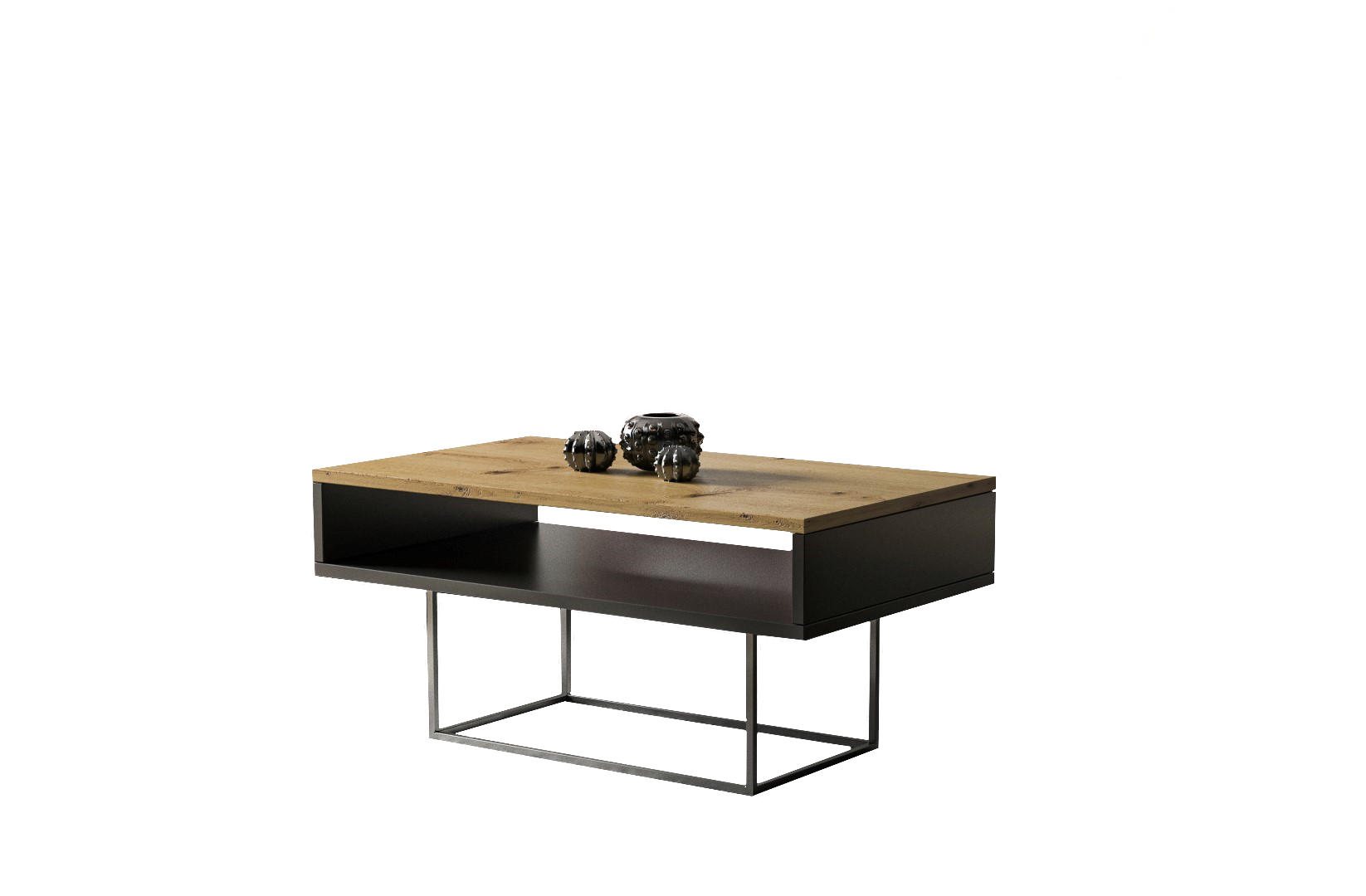 Endo-Moebel Couchtisch Eiche Artisan 60x53x100 cm