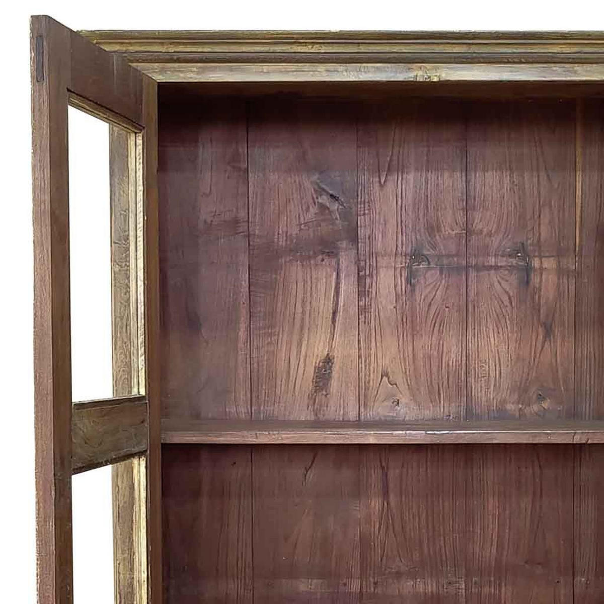 VITRINE aus Holz, 110x40x45cm - Braun, Holz (110/180/45cm) - Wanderlust