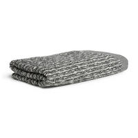 DUSCHTUCH BROOKLYN - Schwarz/Naturfarben, Textil (80/150cm) - MÖVE