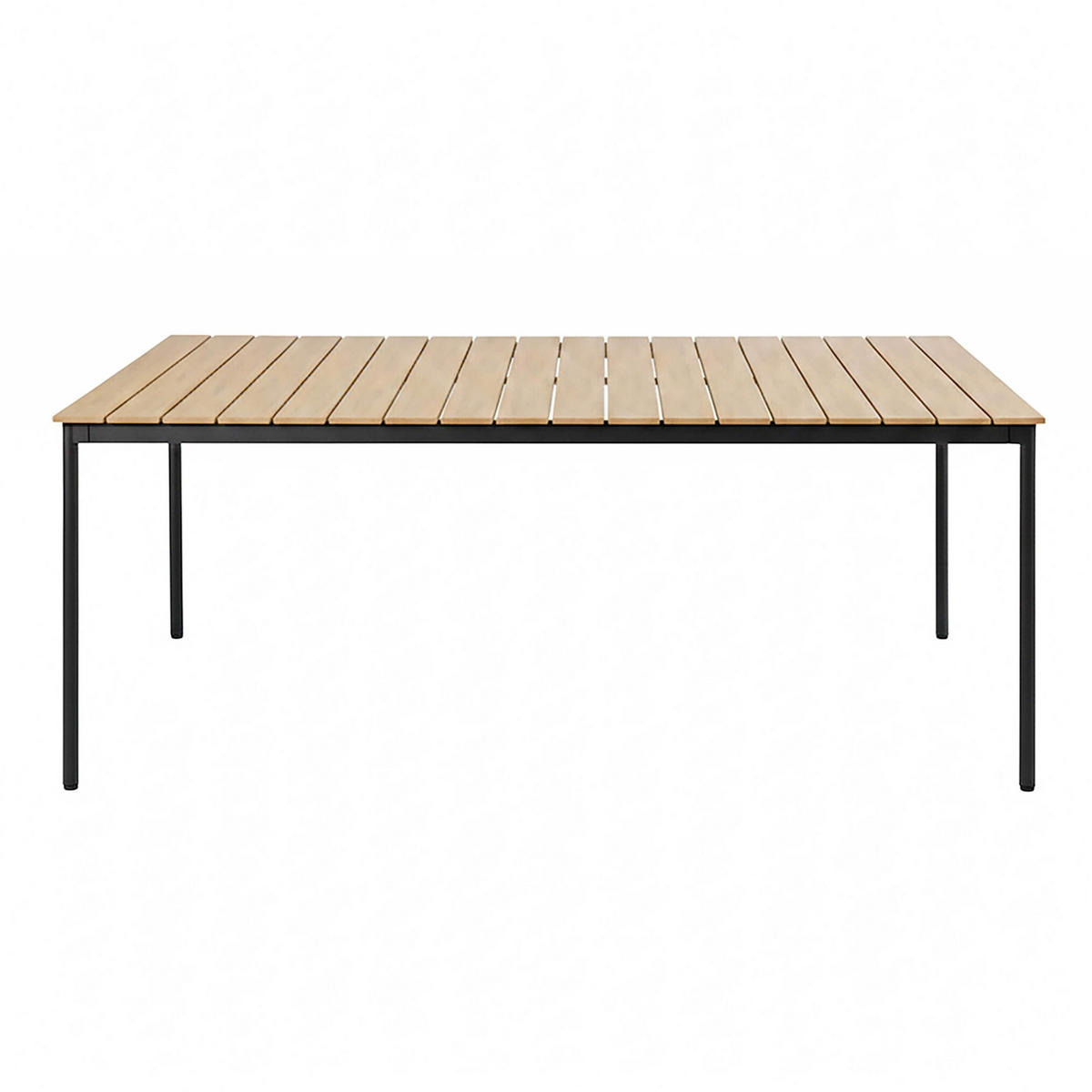 GARTENTISCH, Grau - Grau, Holzwerkstoff (180/90/74cm) - Oviala
