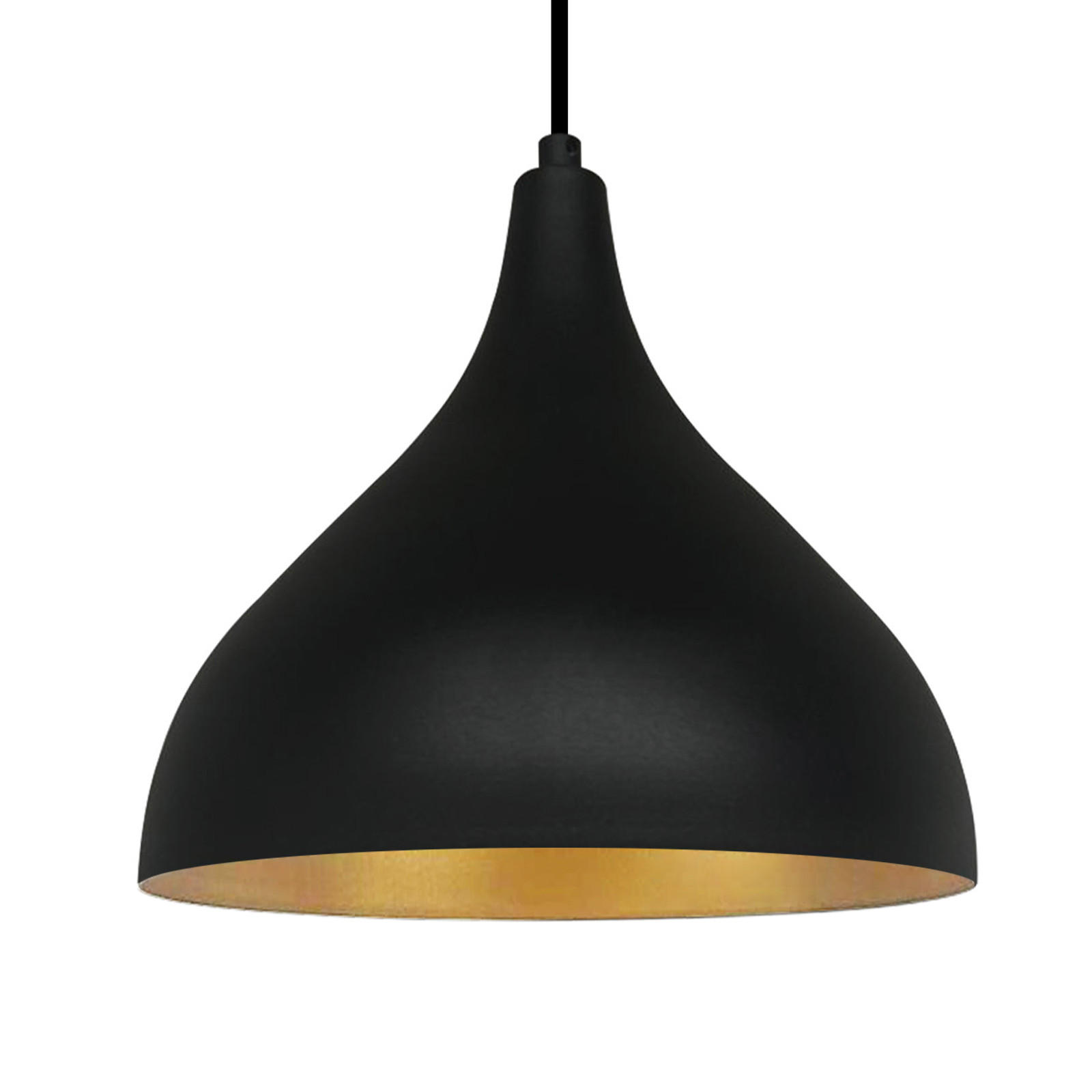 PENDELLEUCHTE Adash 26/30 cm - Schwarz, Metall (30/26/28cm) - Bamyum