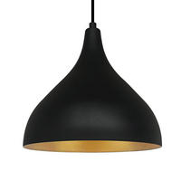 PENDELLEUCHTE Adash 26/30 cm - Schwarz, Metall (30/26/28cm) - Bamyum