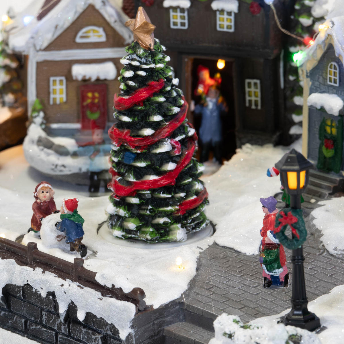 WEIHNACHTSDORF mit Beleuchtung 45/20,5/29,5 cm - Multicolor, Kunststoff (20.5/29.5/45cm) - Fééric Lights and Christmas