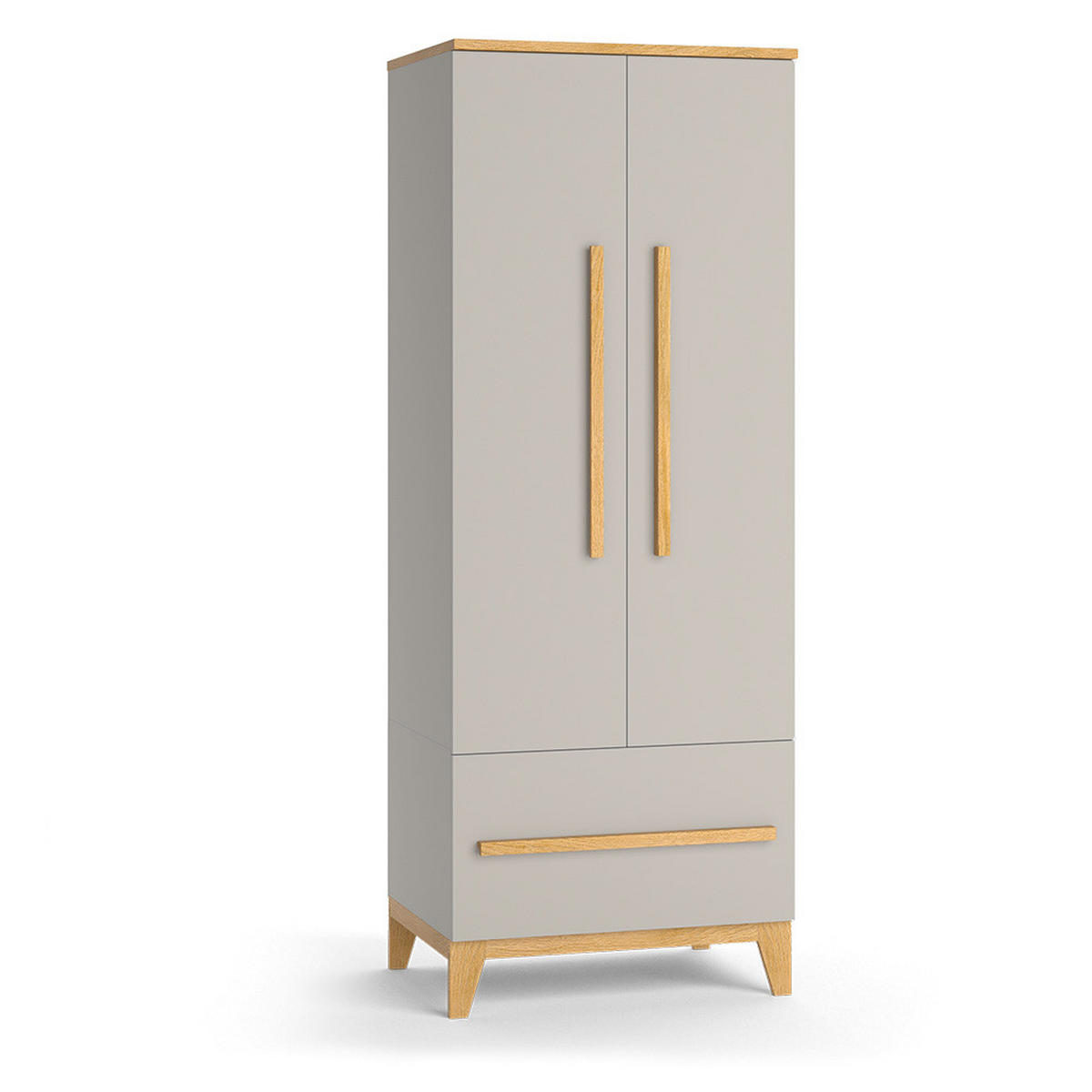 KINDERKLEIDERSCHRANK Malia Cashmere-Eiche 70 x 186.8 cm - Kaschmir, Holzwerkstoff (70/186.8/53.4cm) - VitaliSpa