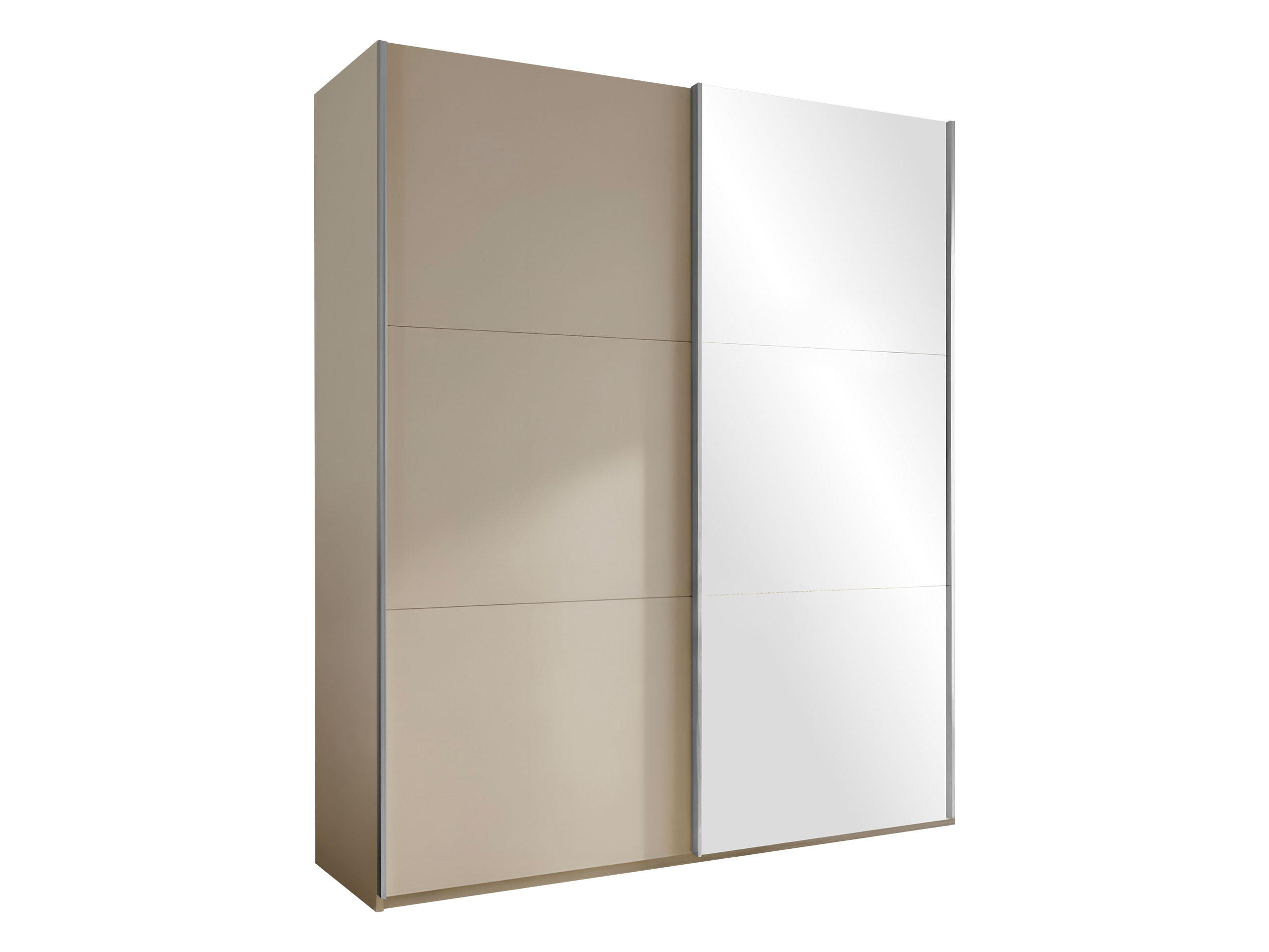 SCHIEBETÜRENSCHRANK Rodos 200 - Sandfarben, Holzwerkstoff (200/244/65cm) - MIRJAN24