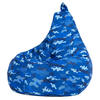 SITZSACK Gaming Camouflage - Blau, Textil (90/73/84cm) - icon