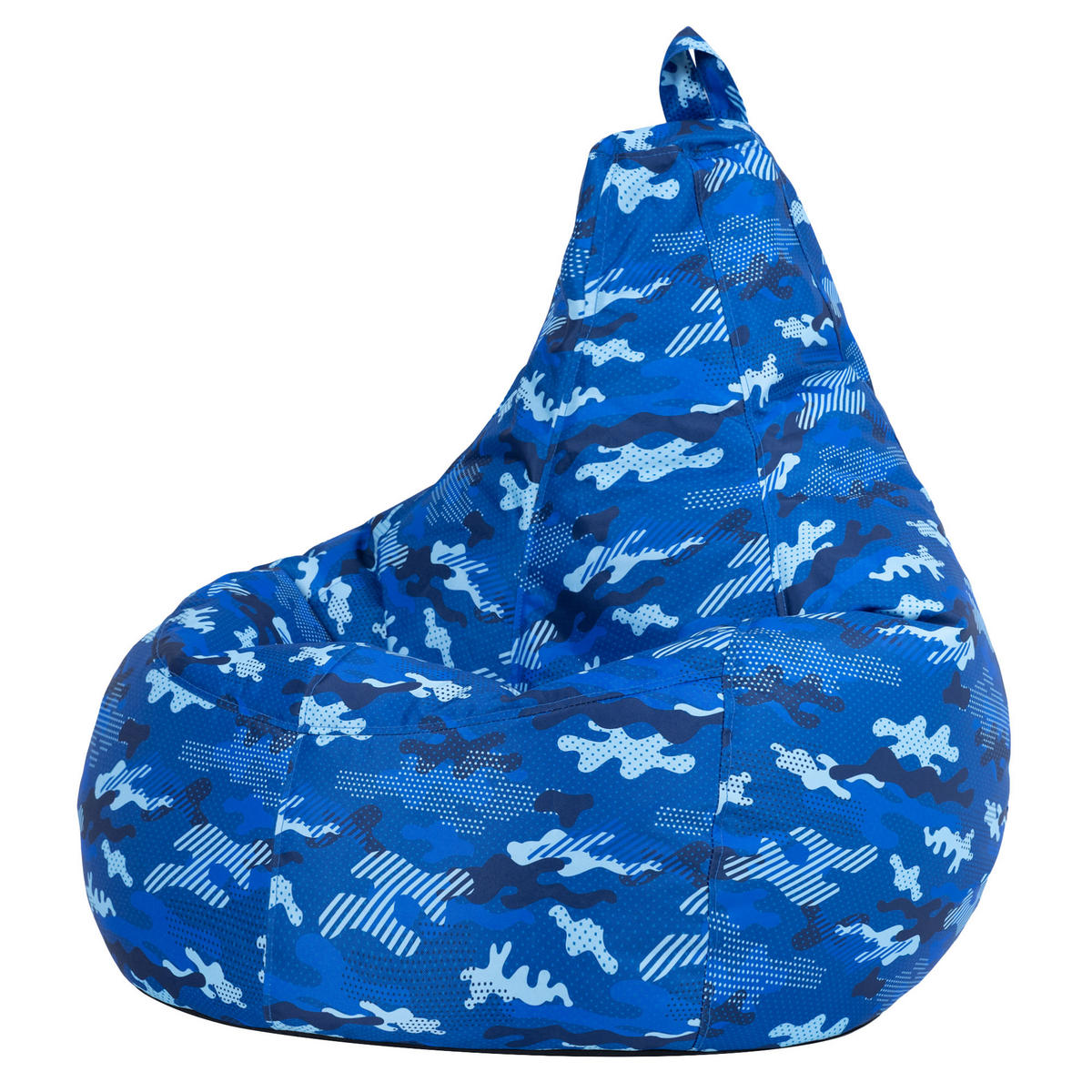 SITZSACK Gaming Camouflage - Blau, Textil (90/73/84cm) - icon