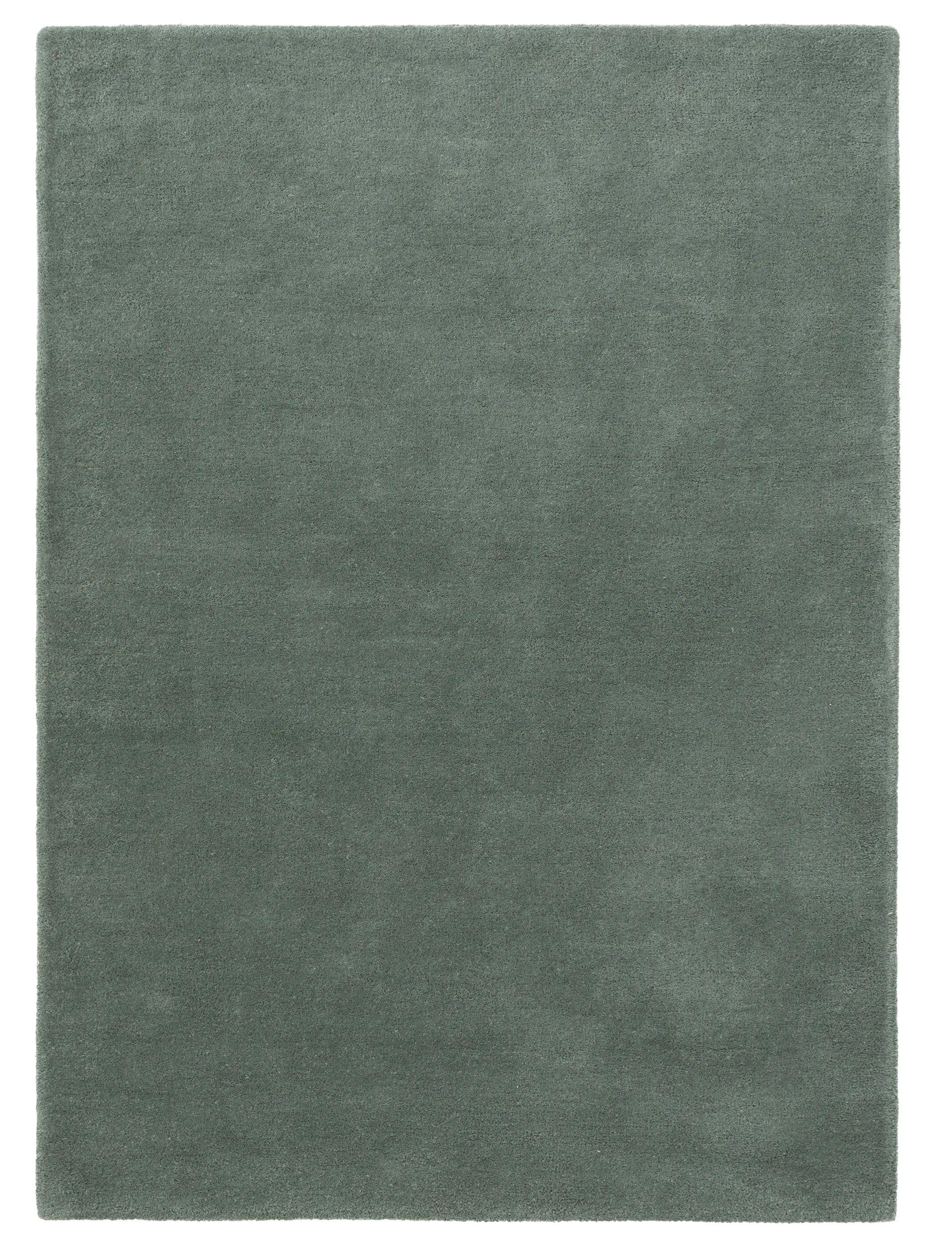 WOLLTEPPICH Bent Grün 160x230 cm - Grün, Naturmaterialien/Textil (160/230cm) - benuta Nest