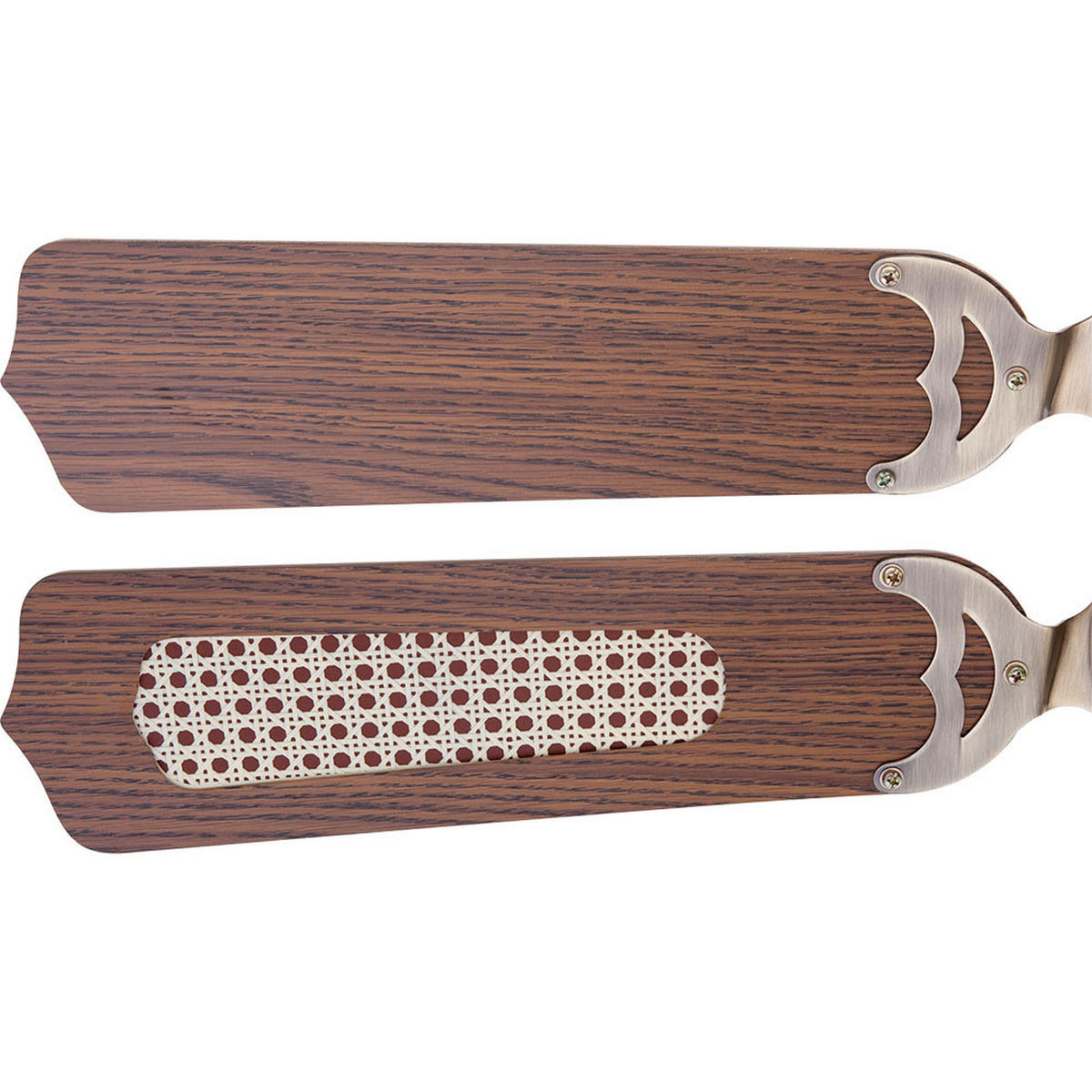 LED DECKENVENTILATOR Messing Opal - Messingfarben, Glas (106.6/52/41.5cm) - Globo Lighting