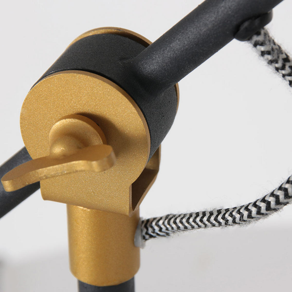 TISCHLEUCHTE Dunbar Metall Schwarz Gold - Schwarz, Metall (50/18/60cm)