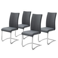 FREISCHWINGER - Metall / Textil - Anthrazit, Textil/Metall (43/103/52cm) - home24