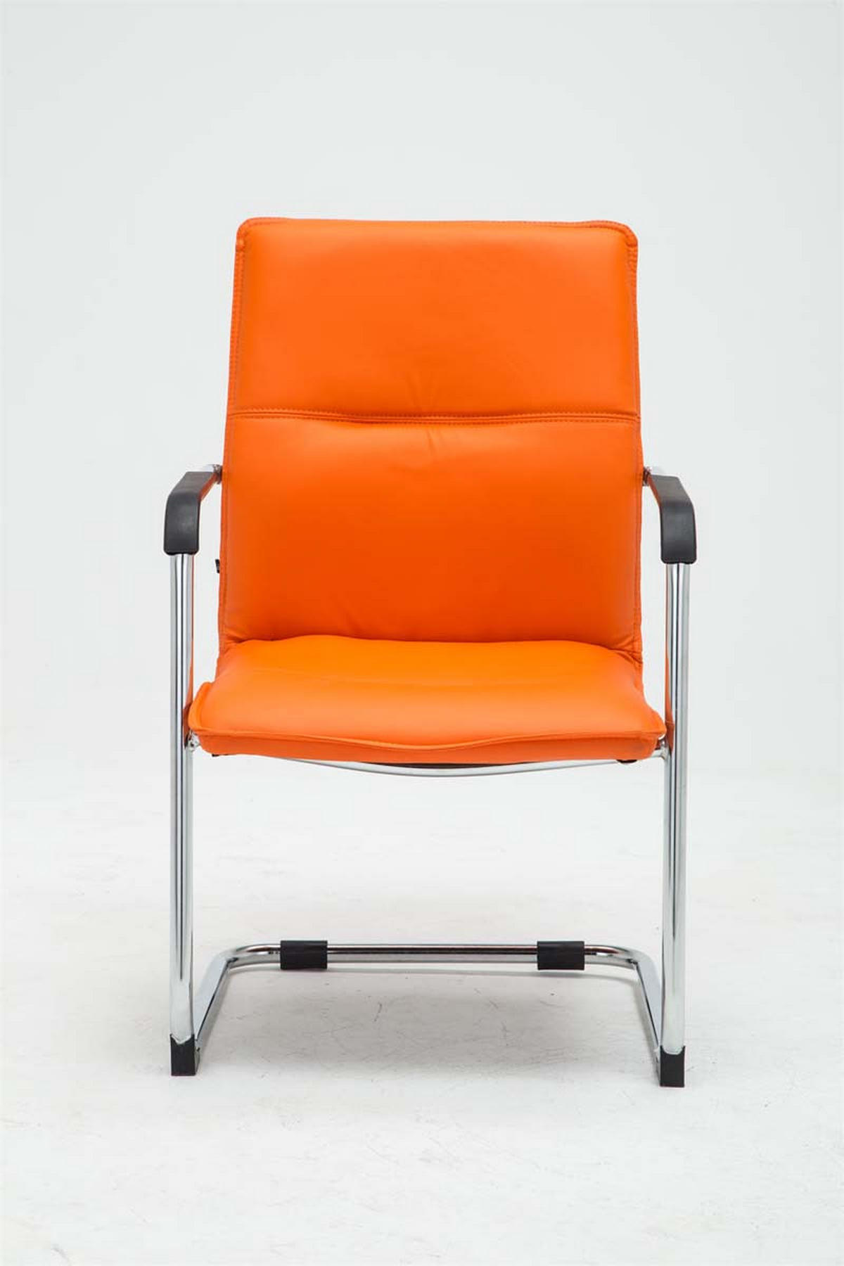 SCHWINGSTUHL 2er Set Lederlook Orange - Orange, Textil/Metall (57/92/59cm) - CLP