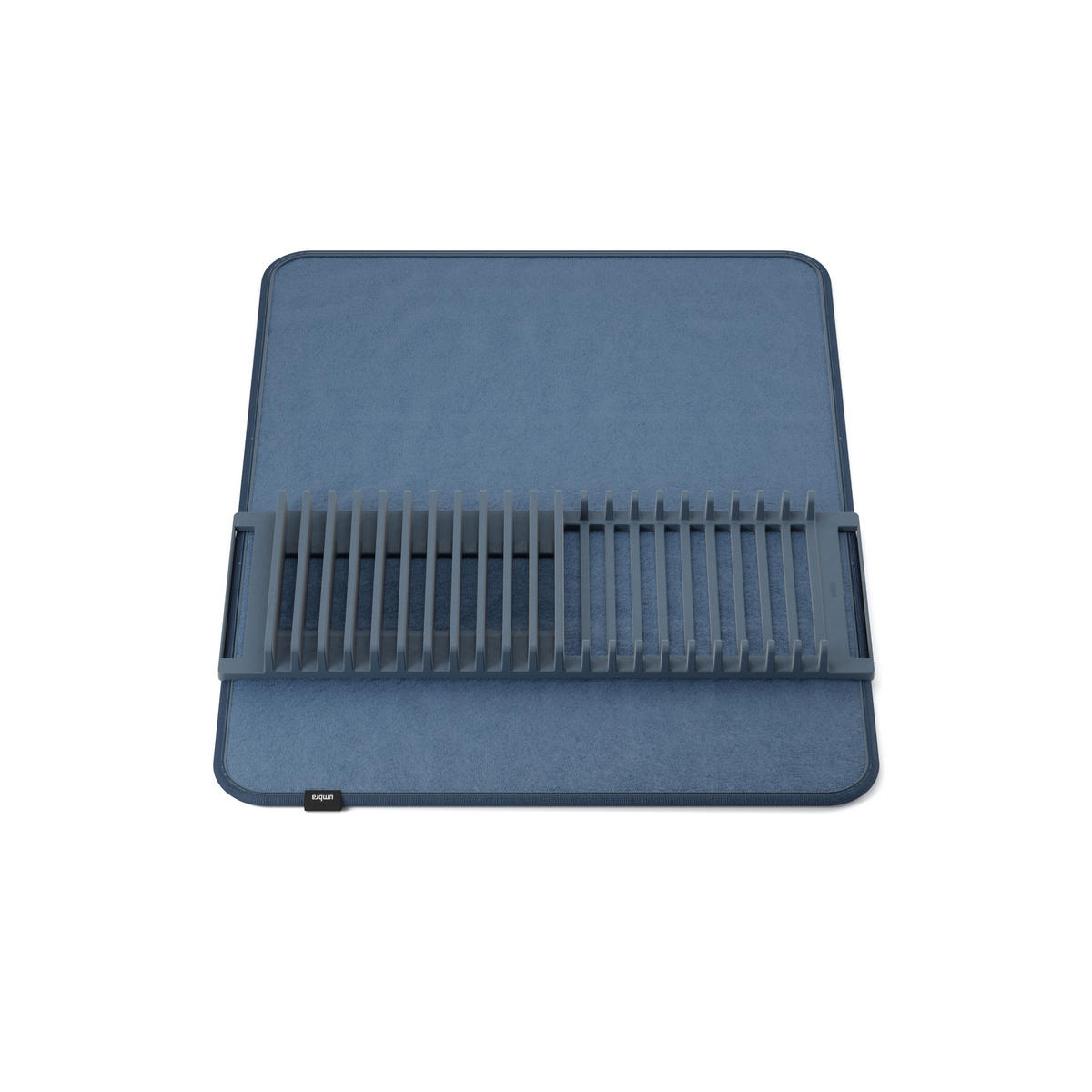 ABTROPFGESTELL Udry mit Abtropfmatte, Schieferblau - Blau, Kunststoff (46/4/61cm) - Umbra
