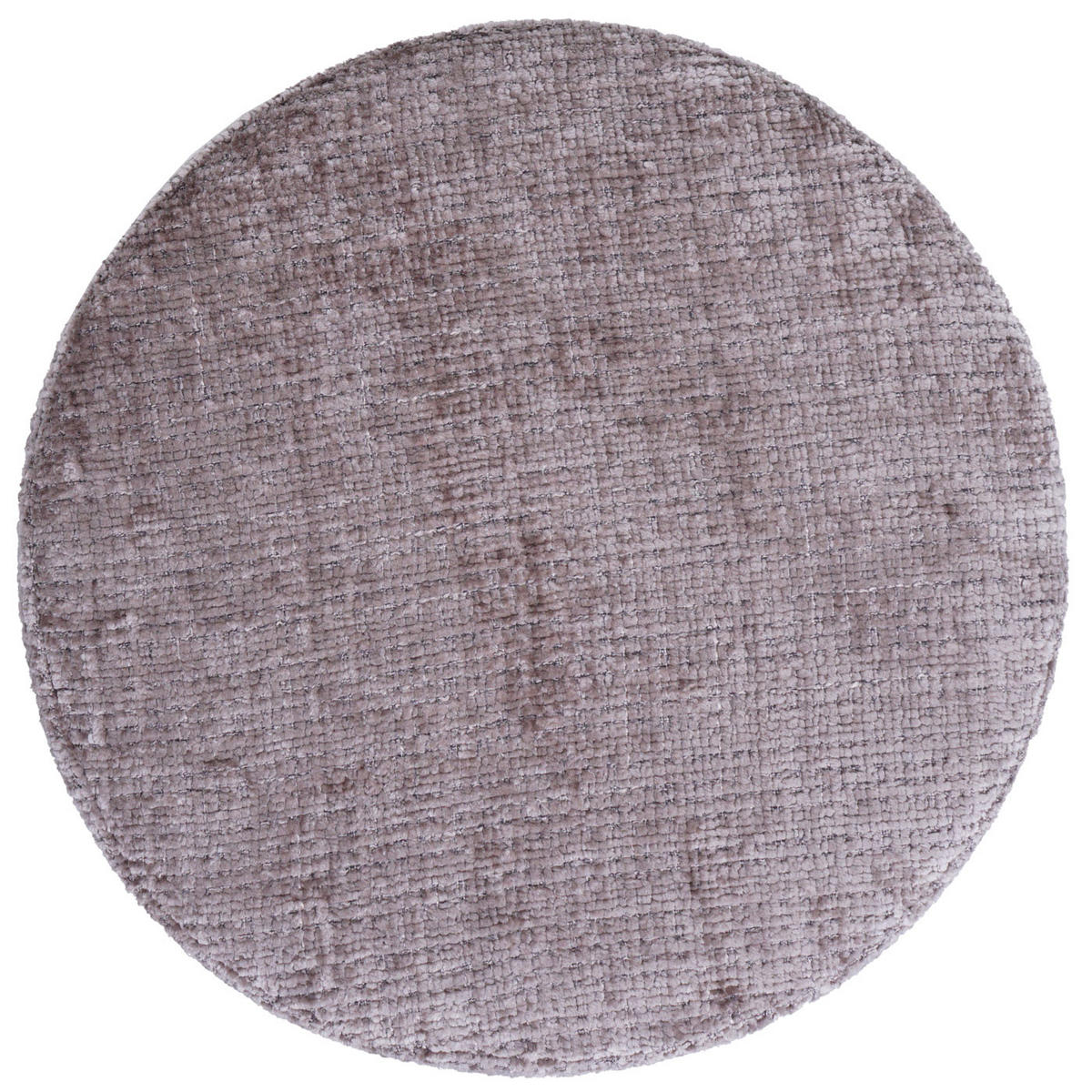 HOCKER 2er-Set höhenverstellbar und drehbar Sitzhöhe 45-57cm Ø 37cm Stoff Chenille Braun - Braun, Textil (37/57/37cm) - PROREGAL