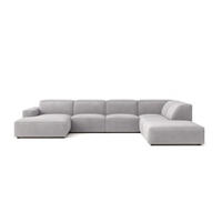 ECKSOFA Cursal V, Stoff Salvador, Grau, Rechts - Grau, Holz (364/262cm) - Kaiser Möbel