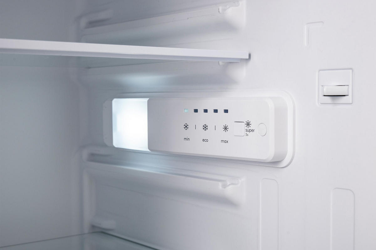 KÜHLSCHRANK Einbau, ohne Gefrierfach, 102cm Nische, Schlepptür-Technik, 154 Liter Nutzinhalt - Weiß, Glas/Kunststoff (54/102/54.5cm) - Telefunken