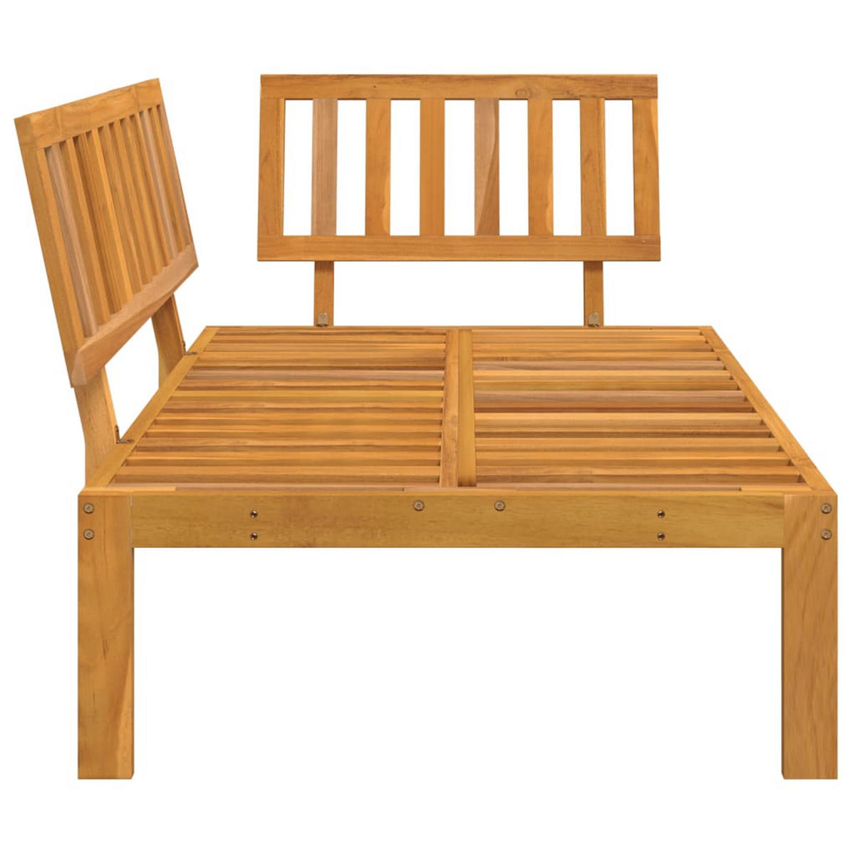GARTEN-ECKSOFA Aus Paletten Massivholz Akazie - Braun, Holz (92/69/133cm) - vidaXL