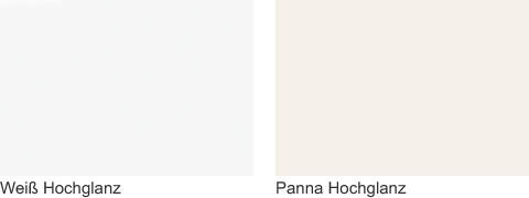 Weiß Hochglanz | Panna Hochglanz