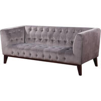 3-SITZER-SOFA Vanessa Hellgrau - Grau, Textil (189/75.5/82cm) - Habitat Garten