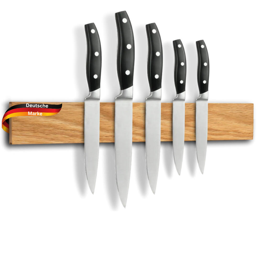 MAGNETLEISTE Messer aus Eichenholz KYLO STARKER MAGNET 40 cm - Braun, Holz (2/40/6cm) - DELUKE