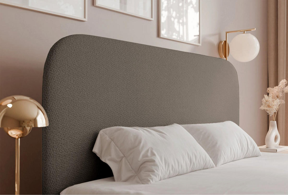 POLSTERBETT Sonvivo Hellbraun Chenille 140x200 cm - Hellbraun, Kunststoff/Textil (140/200cm) - Selsey