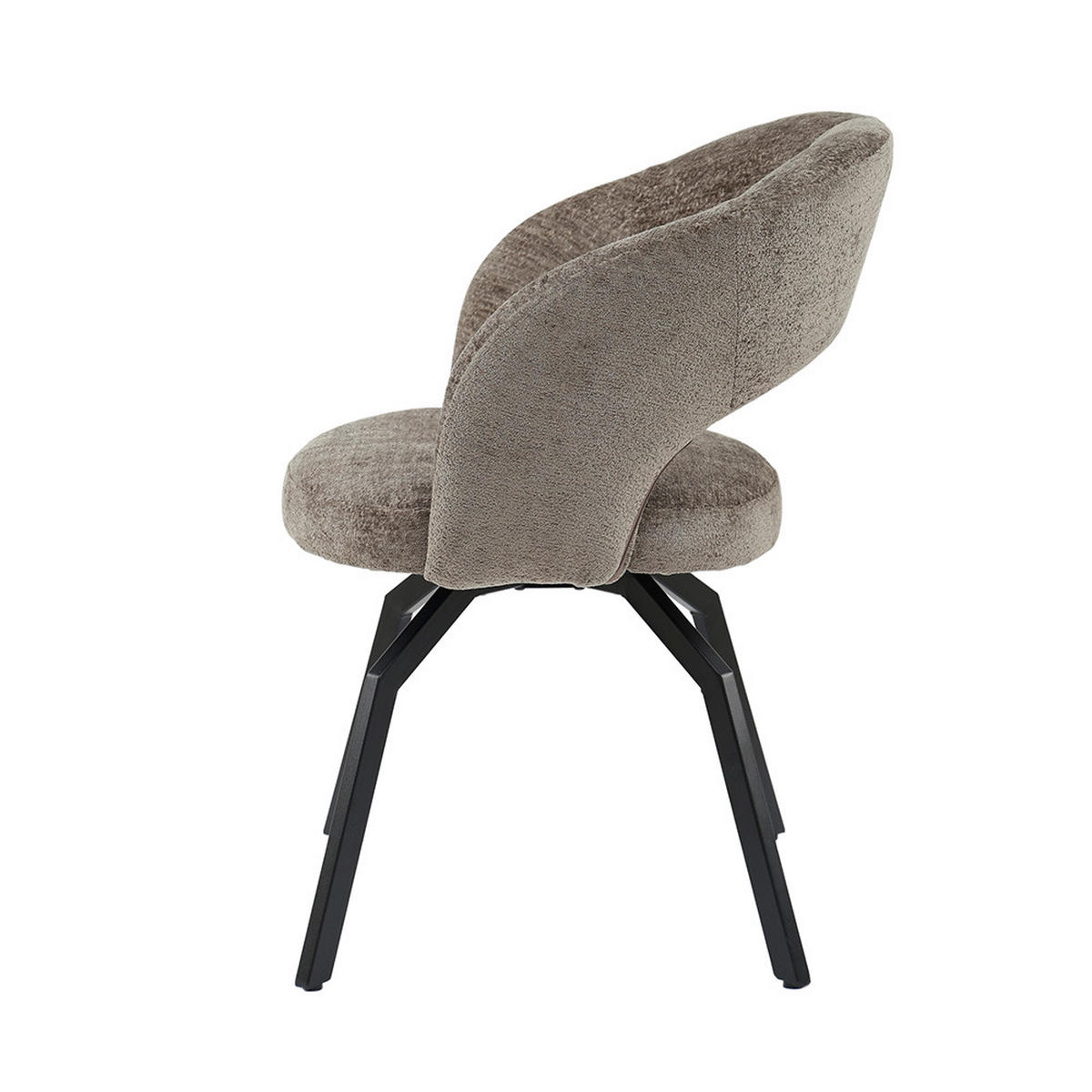 ESSZIMMERSTUHL Aranea Braun 63/62/81cm - Braun, Textil (62/81/63cm) - PTMD Collection