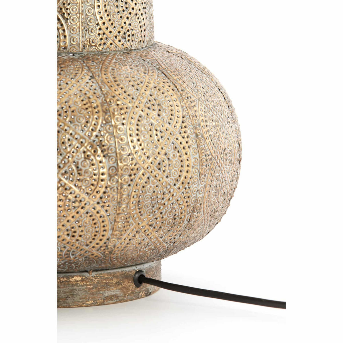 LAMPENSOCKEL Ryota Braun 31/31/41 cm - Braun, Metall (31/31/41cm) - Light & Living
