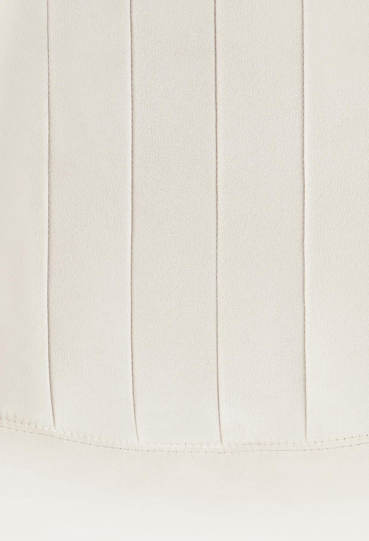 STUHL Metall cremeweiß - Schwarz/Weiß, Textil/Metall (45/88/54cm) - CLP
