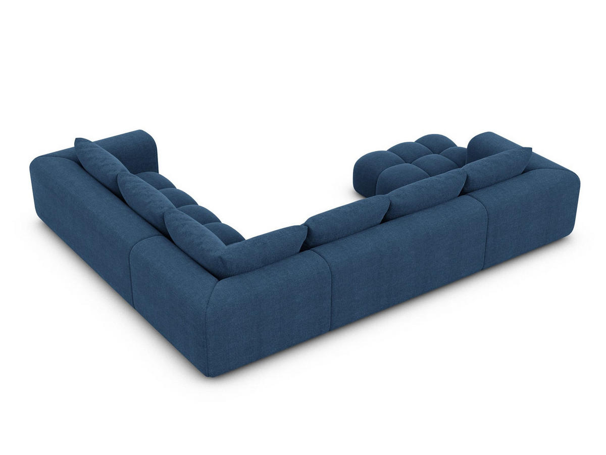 WOHNLANDSCHAFT Casaluna U-Form Dunkelblau Strukturstoff - Dunkelblau, Kunststoff (338/88/267cm)
