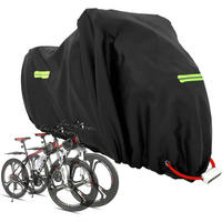 FAHRRADABDECKUNG Wasserdicht 205 x 110 x 80 cm 210D Oxford-Gewebe - Schwarz, Textil (110/80/205cm)